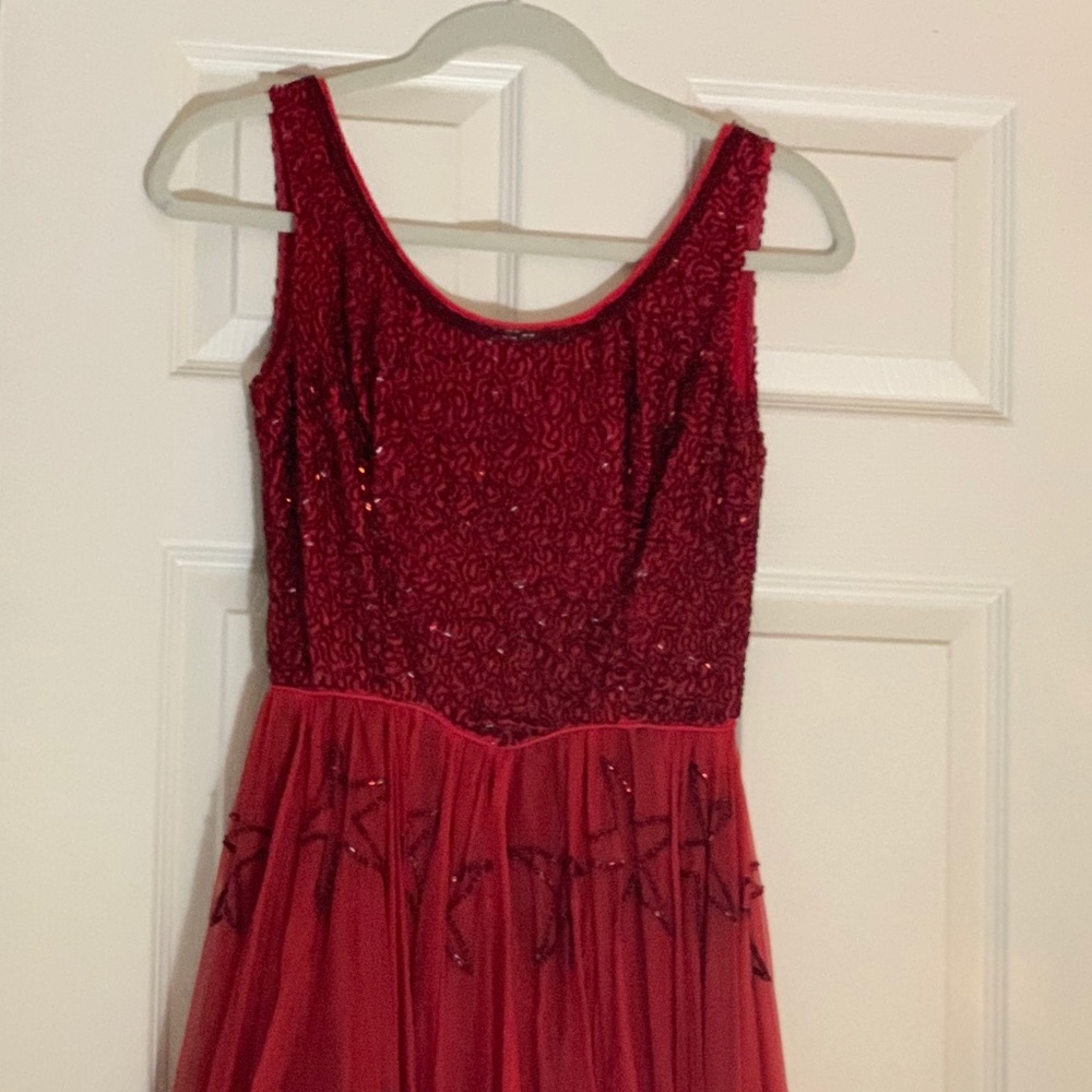 50’s Vintage Beaded Dress Size 0 - Picture 3 of 11